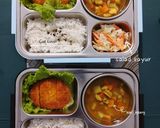 Foto langkah ke 4 dari resep Bekal Kari Jepang dan Tempe Katsu Simple.
