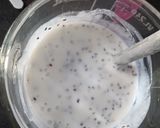 Foto del paso 1 de la receta: Kéfir con chía y frutas 🥛🍒🍓