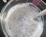 Foto del paso 1 de la receta: Kéfir con chía y frutas 🥛🍒🍓