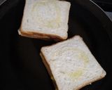 A picture of step 3 of Cheesy Spinach and Corn Sandwich.