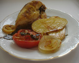 Foto del paso 6 de la receta: Pollo al curry con hortalizas al horno