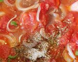 A picture of step 3 of Mexican chicken enchiladas.