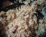 A picture of step 7 of Modur pulav.