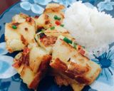รูปขั้นตอนการทำที่ 7 ของ ไข่เจียวมันฝรั่งแบบง่ายๆ