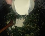 Foto del paso 8 de la receta: Fainá Gratinada con Mozzarella y Espinaca