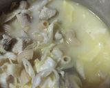 A picture of step 4 of Chicken Macaroni Cream Soup (Sopas) - using Elbow Pasta.