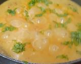 A picture of step 5 of Besan drumstick ---- a simple yet tasty summer vegetable.