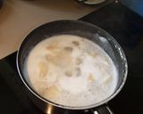 Foto del paso 1 de la receta Bacalao con nata y patatas fritas al horno