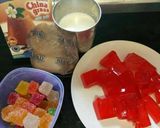 A picture of step 1 of Chocolate Jelly.
