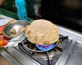 A picture of step 5 of Finger Millet Roti.