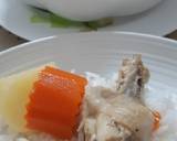 "ซุปไก่มันฝรั่ง"🐔🥔🥕🍅🧅🥣Chicken Soup with Potato วิธีทำสูตร 2 รูป