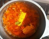 Foto del paso 4 de la receta: Guisado simple de 🥕🌽🍆 y fideos cinta. #otoño