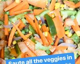 A picture of step 3 of Kathi Rolls (Frankie Veggies).