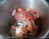 Foto del paso 1 de la receta: Arroz meloso con gambas rojas y sepia