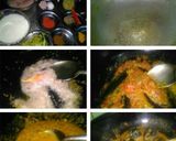 A picture of step 3 of Resturent style curd brinjal.