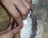 A picture of step 8 of Instant swiss roll.