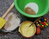 Foto del paso 1 de la receta Galletas de M&Ms con Harina de Centeno
