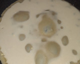 A picture of step 2 of Pancake with scrambled egg.