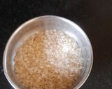 A picture of step 2 of Gond Laddu.