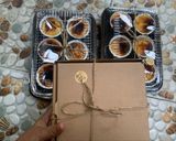 Foto langkah ke 6 dari resep Easy peasy BURNT CHEESECAKE ala Luvita Ho.