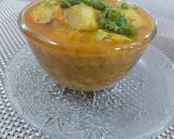 A picture of step 3 of Bottle gourd with chana dal.