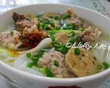 Hình bước làm 2 của món Bánh canh thịt băm, bò viên