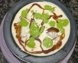 A picture of step 5 of Healthy Sprout Dahi Vada Chaat.