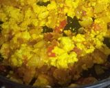 A picture of step 2 of Paneer bhurji.