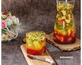 Foto langkah ke 5 dari resep Es Buah Tropical (Apel Nanas Markisa Anggur Sirup Terong Belanda).
