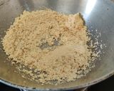 A picture of step 2 of Valentine's Red Semolina Halwa.