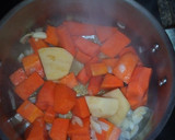 Foto del paso 1 de la receta: Puré de calabaza y zanahorias