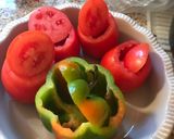 A picture of step 1 of Stuffed Tomatoes.