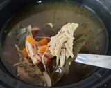A picture of step 9 of Chicken soup.