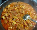 A picture of step 2 of Prawns onion tomato masala.