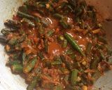 A picture of step 10 of Chatpata Masala Bhindi.