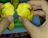 Foto langkah ke 8 dari resep Banana Rainbow Cake Steam / Banana Cotton Kue Praktis anti gagal.
