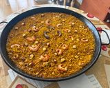 Foto del paso 8 de la receta: Fideuá con pulpo, gambas, sepia y calamar