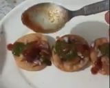 A picture of step 6 of Sev Puri.