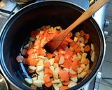 Borsó leves egyszerűen recept fázis 3 fotója