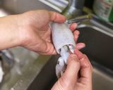 Hình bước làm 1 của món Chả mực