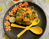 A picture of step 4 of Farmhouse Suji/Semolina Upma.