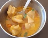A picture of step 4 of Tuvar Dal Pithi.