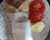 A picture of step 4 of Murg malai roll.
