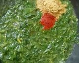 A picture of step 7 of Amarnatha bhaji.
