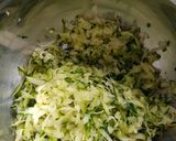 Une image de l'étape 1 de °Galettes de courgette°.