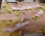 Foto del paso 2 de la receta: Merluza al horno con papas a la crema