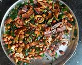 A picture of step 2 of Bombay mix.
