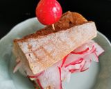 A picture of step 3 of Radish and Salted Butter Sandwich.