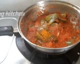 A picture of step 3 of Kadai babycorn.