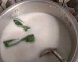 Foto langkah ke 3 dari resep Bubur singkong pandan.